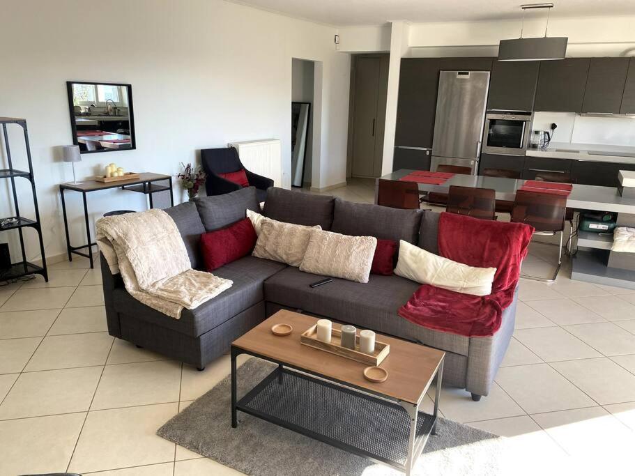 Spacious And Sunkissed 3Br & 2 Bathrooms Apartment Athén Kültér fotó